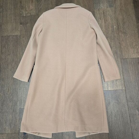 Bianco Ghiaccio Beige Coat Size 40 4 S - Picture 15 of 15